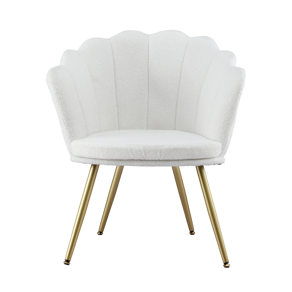Artiss Armchair Teddy Fleece White Callista