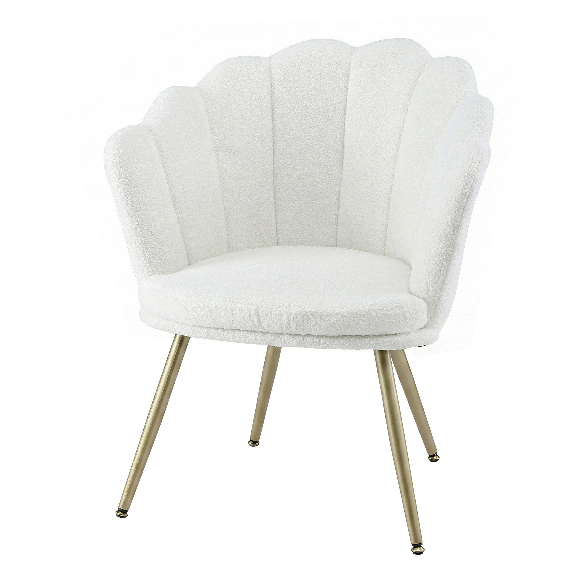 Artiss Armchair Teddy Fleece White Callista