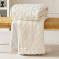 Blanket 150X200Cm Sherpa Fleece Blanket In Soft And Plush Wool To Help You Sleep Better For Baby Bed Beige