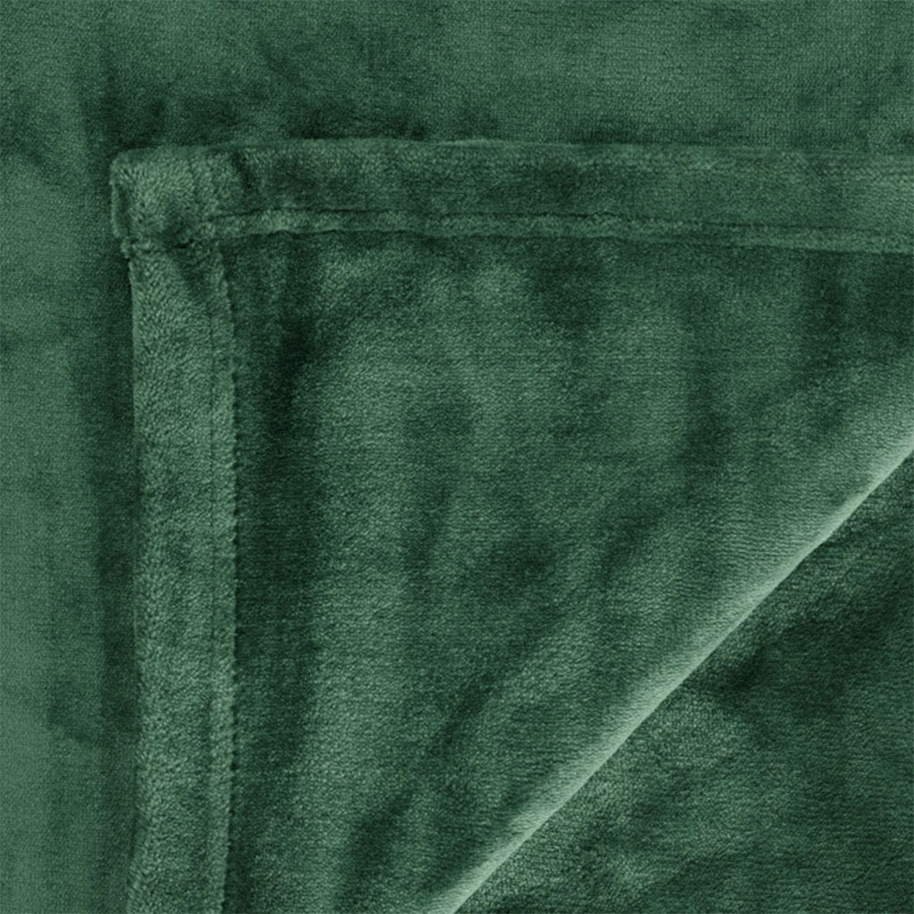 In 2 Linen 350GSM Plush Ultra Soft Velvet Touch Blanket Forest King/Super King