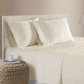 400TC Bamboo Cotton Sheet Set Cream Queen