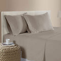 400TC Bamboo Cotton Sheet Set Tan Queen