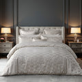 Bianca Firenze Pearl 6 Pcs Jacquard Geometric Comforter Set Super King